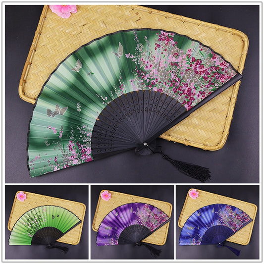 Bamboo Folding Cloth Fan