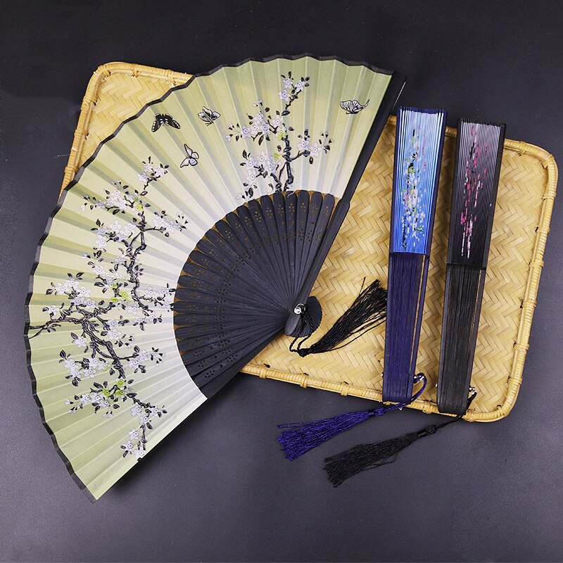 Bamboo Folding Cloth Fan